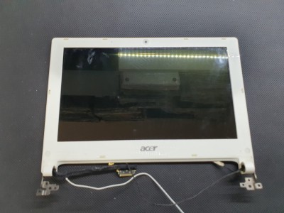 Acer Aspire One Series Happy PAV70 Ekran + Ekran Flex (Data) Kablosu + Menteşe + Ekran Cover ve Bezel