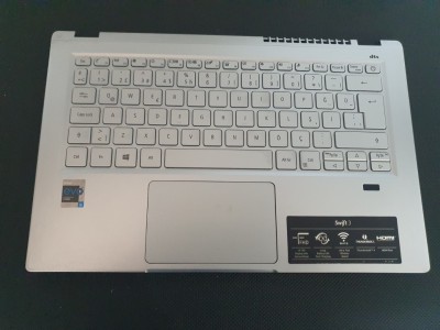 Acer Swift 3 N20C12 Üst Kasa + Klavye + Touchpad