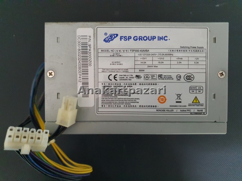 FSP 300 - 40AABA 12 PİN 80 Plus Power Supply