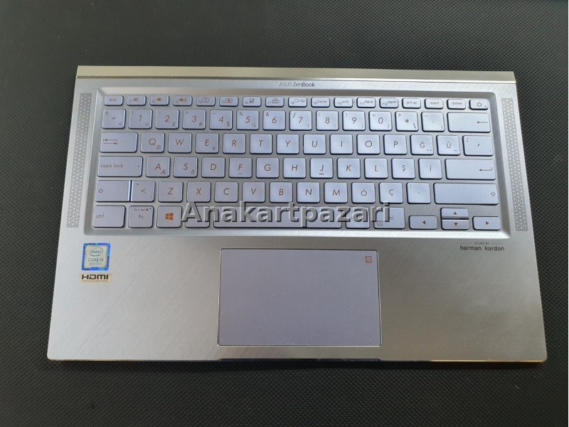 Asus ZenBook 14 UX431FA-FN Üst Kasa + Klavye + Touchpad