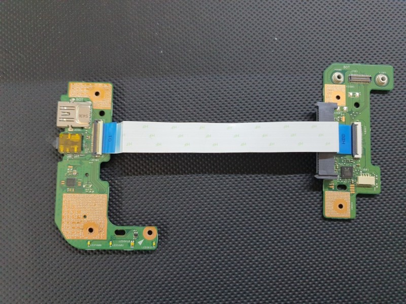 Asus K555 X555 A555 Rev 2.0 SSD HDD Sata Board  , Usb Audio SD Board