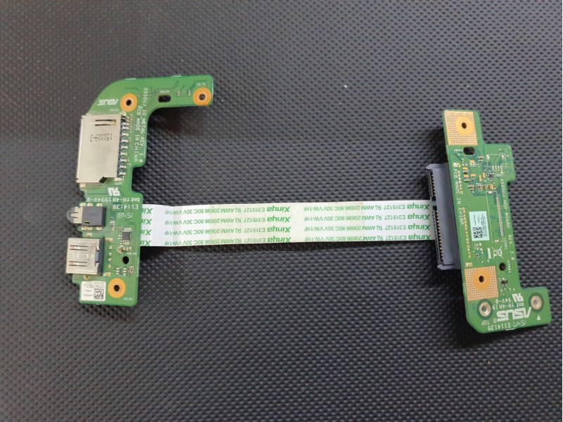 Asus K555 X555 A555 Rev 2.0 SSD HDD Sata Board  , Usb Audio SD Board