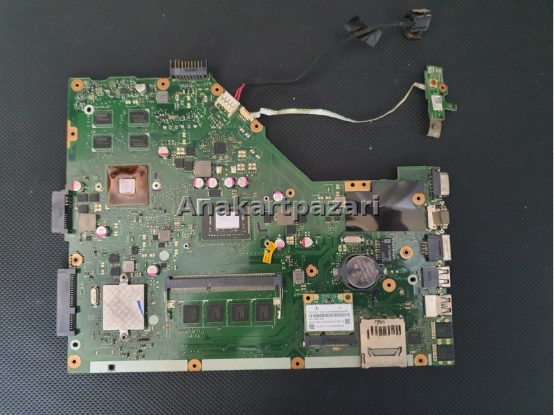 ASUS X55 X55A X55V F55A Anakart Rev 3.1 i3 2350M (SR0DQ) GT610M 1 GB Ekran Kartlı , 4GB Ram