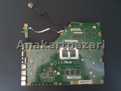 ASUS X55 X55A X55V F55A Anakart Rev 3.1 i3 2350M (SR0DQ) GT610M 1 GB Ekran Kartlı , 4GB Ram