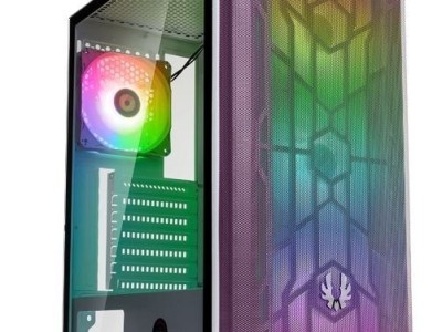 BıtFenix Nova Mesh SE-TG Boş Kasa Beyaz-Mor (PSU YOK)