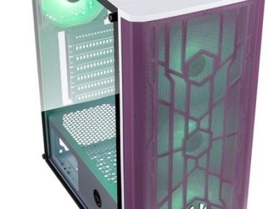 BıtFenix Nova Mesh SE-TG Boş Kasa Beyaz-Mor (PSU YOK)