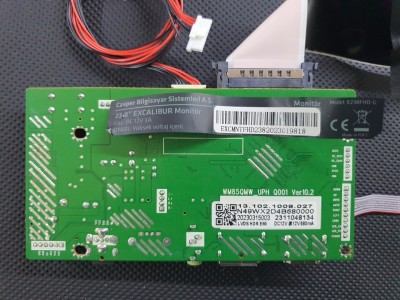Casper Excalıbur 23.8 İnç E238FHD-G / WM85QMW UPH Q001 Ver 10.2 Monitör Anakartı