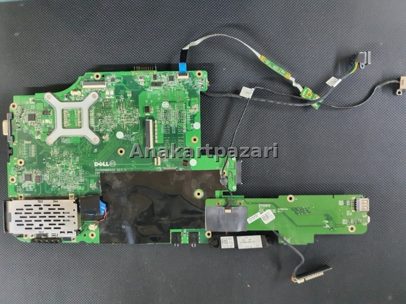 DELL VOSTRO 1015 - 7670  DAVM9MMB6GO Rev. G PWB P/N X305R  Anakart + İşlemci ( SLGLL )