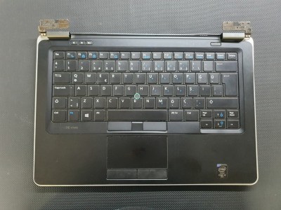 Dell Latitude E7440 P40G Üst Kasa , Alt Kasa , TouchPad , Klavye , Alt Kapak , Menteşe , Menteşe Kapağı