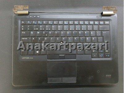 Dell Latitude E7440 P40G Üst Kasa , Alt Kasa , TouchPad , Klavye , Alt Kapak , Menteşe , Menteşe Kapağı