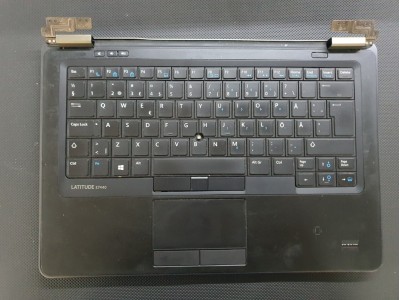 Dell Latitude E7440 P40G Üst Kasa , Alt Kasa , TouchPad , Klavye , Alt Kapak , Menteşe , Menteşe Kapağı