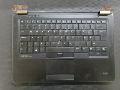 Dell Latitude E7440 P40G Üst Kasa , Alt Kasa , TouchPad , Klavye , Alt Kapak , Menteşe , Menteşe Kapağı