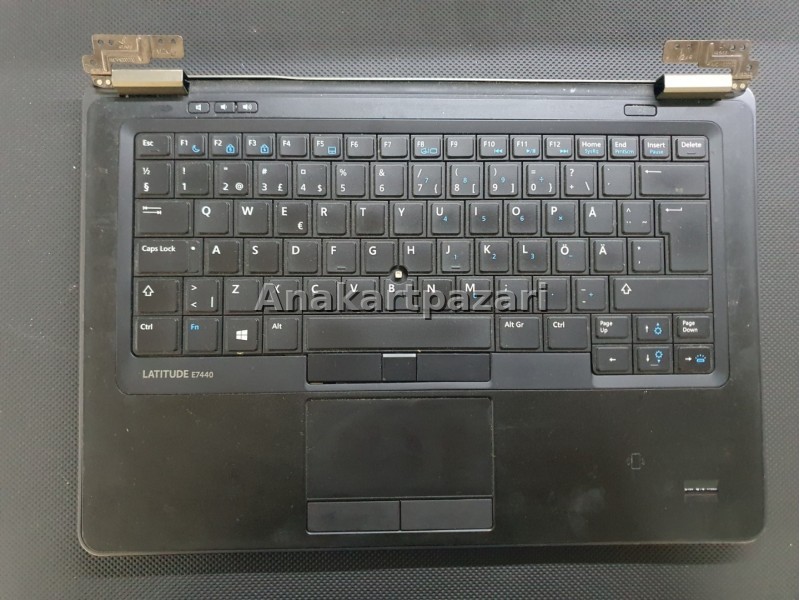 Dell Latitude E7440 P40G Üst Kasa , Alt Kasa , TouchPad , Klavye , Alt Kapak , Menteşe , Menteşe Kapağı