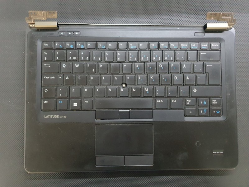 Dell Latitude E7440 P40G Üst Kasa , Alt Kasa , TouchPad , Klavye , Alt Kapak , Menteşe , Menteşe Kapağı