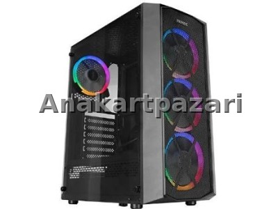 Everest Flat Mesh Boş Kasa Siyah ( PSU YOK )