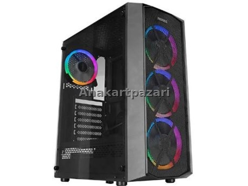 Everest Flat Mesh Boş Kasa Siyah ( PSU YOK )