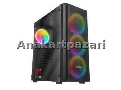 Everst Mega V2 Boş Kasa Siyah (PSU YOK)