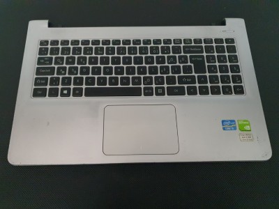 Grundig GNB 1565 A1 İ3 - 1588 B1 İ5 - 1598  B1 İ7  , Exper Q5V Üst Kasa + Touchpad + Klavye 