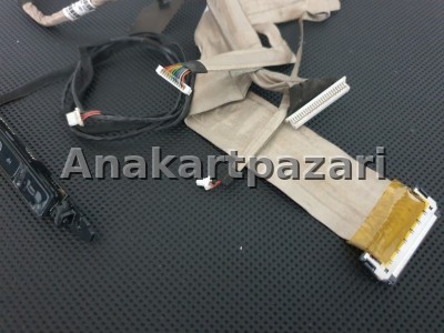 HP HSTNN-I35C HDX Dragon 9000 9100 9200 9300 HDX 9450ET Ekran Flex ( Data ) Kablosu + Kamera ve Kablosu 