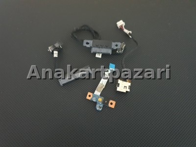 HP Pavilion G6 1080st , G6 1080et , G6 1085st , G6 1085et HDD Kablosu + CD Rom Kablosu + Power Bord  + Power Jack 