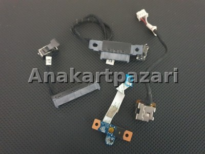 HP Pavilion G6 1080st , G6 1080et , G6 1085st , G6 1085et HDD Kablosu + CD Rom Kablosu + Power Bord  + Power Jack 