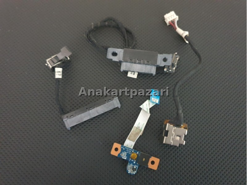 HP Pavilion G6 1080st , G6 1080et , G6 1085st , G6 1085et HDD Kablosu + CD Rom Kablosu + Power Bord  + Power Jack