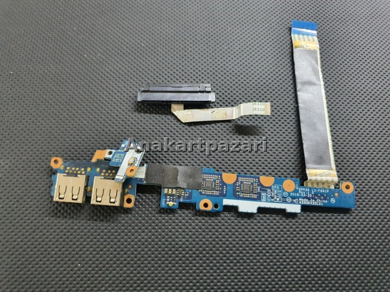 HP Pavilion Gaming 15 CX / 15cx0026nt - 5ET08EA Power Board , Usb Board , HDD Soketi