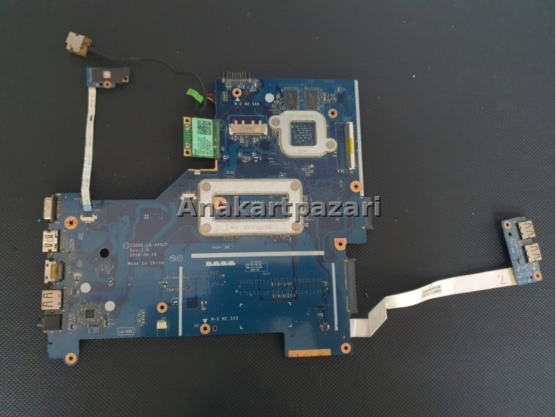 HP Pavilion 250-G3 / 255-G3 ZSO50 LA-A992P 15R 15G 15-r005st, 15-r009st, 15-r010st, 15-r011st, 15-r012st  (İ5 4210U SR1EF 2 GB Ekran Kartlı ) Anakart