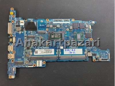 HP Elitebook 840 850 G5 Anakart  İ7 8.Nesil Anakart 2 GB Ekran Kartlı 6050A2945601 MB-A01 A1