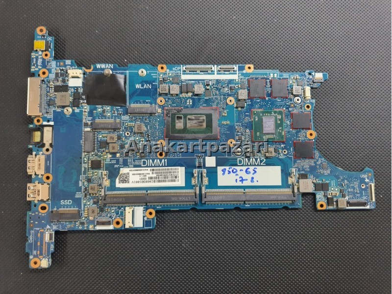 HP Elitebook 840 850 G5 Anakart  İ7 8.Nesil Anakart 2 GB Ekran Kartlı 6050A2945601 MB-A01 A1