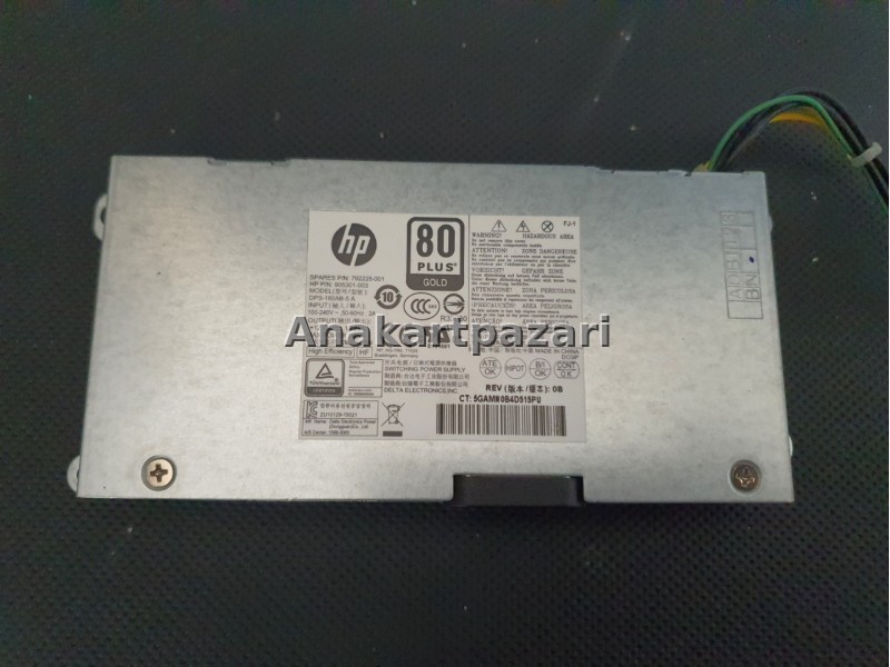 HP ProOne 600 G2 AİO 80 Plus Gold Power Supply