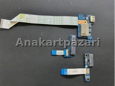 HP 15-AY 250 G4 255 G4 256 G4 , 250 G5 255 G5 256 G5 CDL50 LA-D707P LS-C703P Rev. 1.0 Usb, SD Card , CD Rom Board , HDD SSD Board