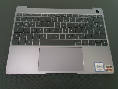 Huawei MateBook 13  HN-W19R Alt Kasa + Üst KAsa + Ekran Cover + Klavye + Touchpad 