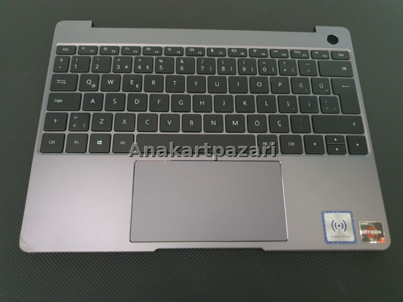 Huawei MateBook 13  HN-W19R Alt Kasa + Üst KAsa + Ekran Cover + Klavye + Touchpad