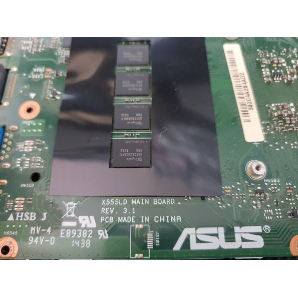 Asus X555 X555L X555LD Anakart İ7 4510U ( SR1EB ) 2 GB Ekran Kartı 4 GB Ram Rev 3.1