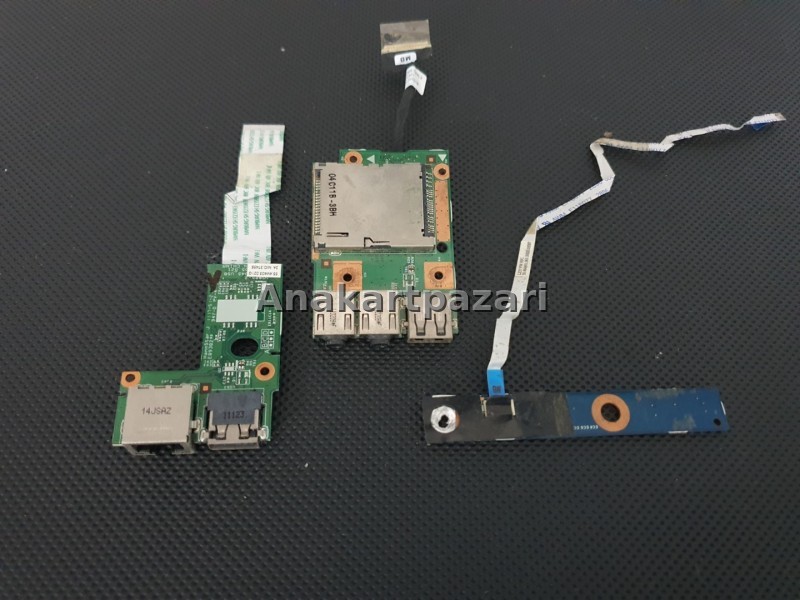 Lenovo İdeapad Z570 Z575 Usb Audio Board + Ethernet Board + Power Board