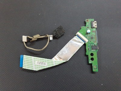 Lenovo Yoga 500 14ISK Flex3 Power Jack + Usb Audio SD Card Board 