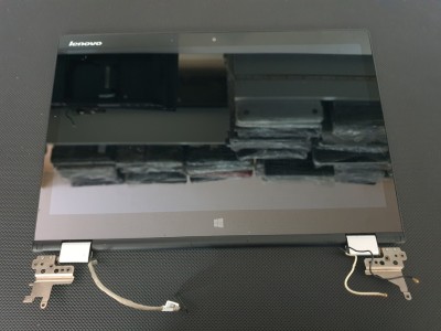 Lenovo Yoga 80JH 80KQ 3 14 Ekran + Dokunmatik Panel + Menteşe + Ekran Flex (Data) Kablosu 