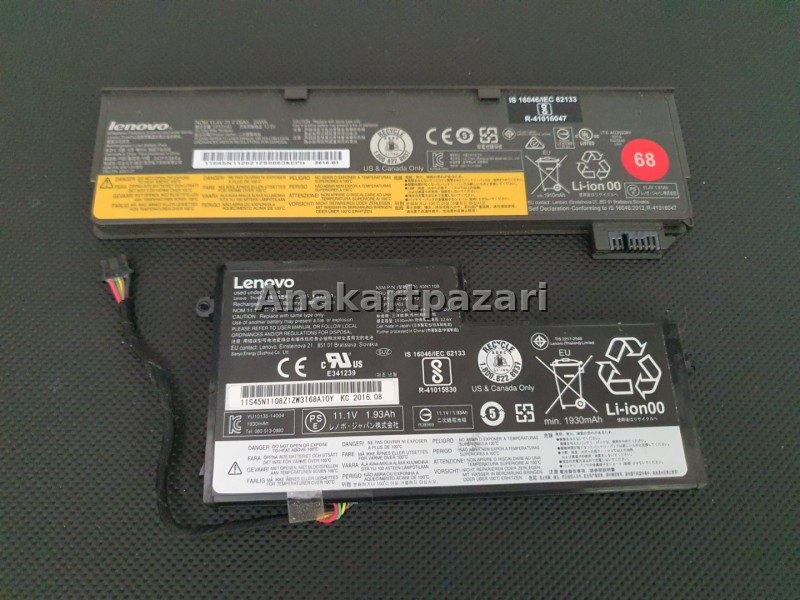 Lenovo Thinkpad X260 İç - Dış Batarya