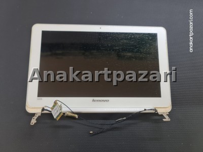 Lenovo İdeapad S206 2638 Ekran + Ekran Cover + Bezel + Ekran Flex ( Data ) Kablosu, Kamera + Wifi Kartı + Menteşe ve Çıtası