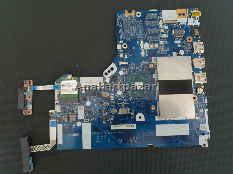 Lenovo İdeaPad 320 - 15AST 15IKB 15ISK 80XV 81BT Anakart Celeron N3350 (SR2Z7) DG424 / DG524 NM-B301 Rev. 1.0
