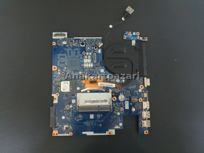 Lenovo G50 30 ACLU9 ACLU0 NM A311 Rev. 1.0 Anakart N2820 Celeron (SR1SG) , Soğutucu Blok