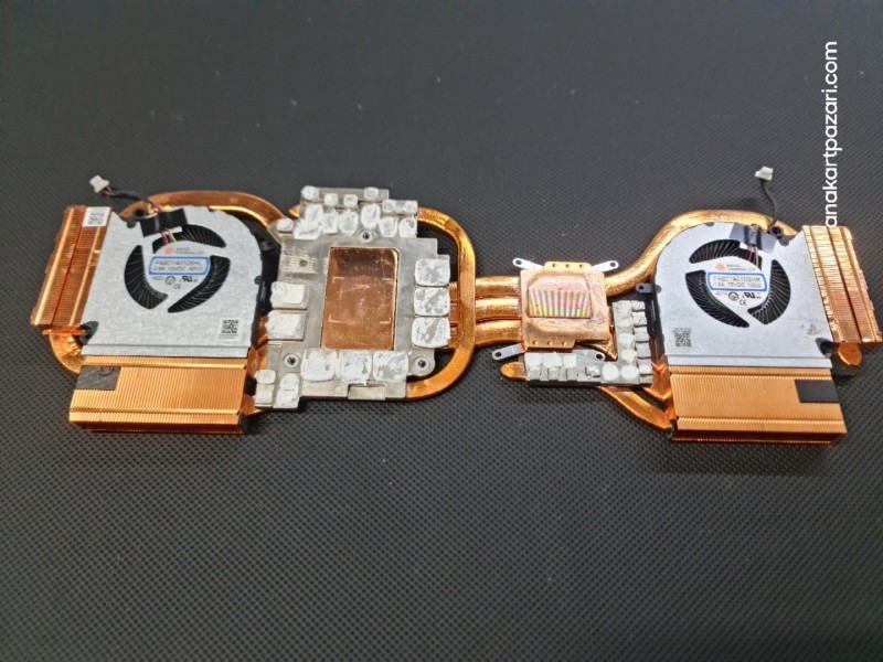 MSI GE68 GP68H MS-15M1 MS-15M2 Soğutucu Blok + Fan