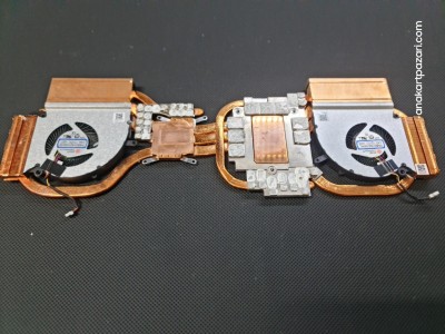 MSİ Raider GE78 HX MS-17S1 Soğutucu Blok + Fan