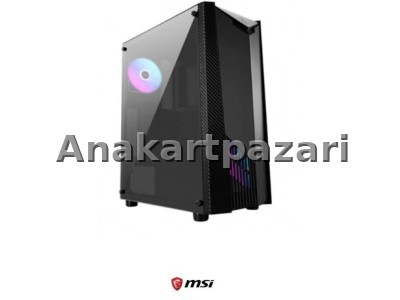 MSI MAG Shield 110R Boş Kasa Siyah (PSU YOK)