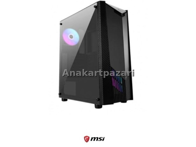MSI MAG Shield 110R Boş Kasa Siyah (PSU YOK)