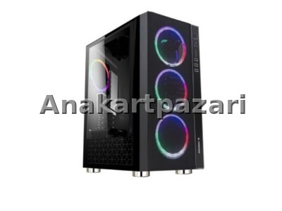 Rampage Carisma Boş Kasa Siyah (PSU YOK)