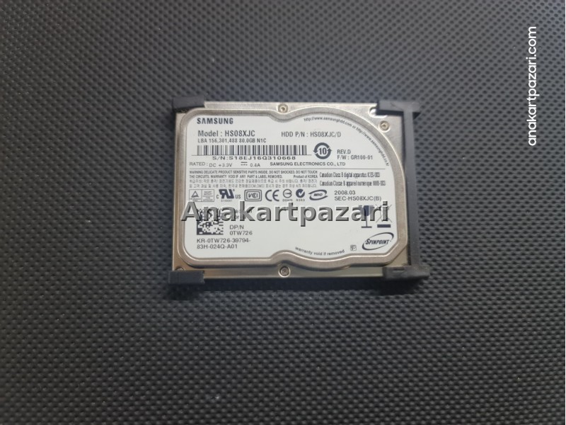 Samsung HS08XJC 80 GB Hard Disk HDD