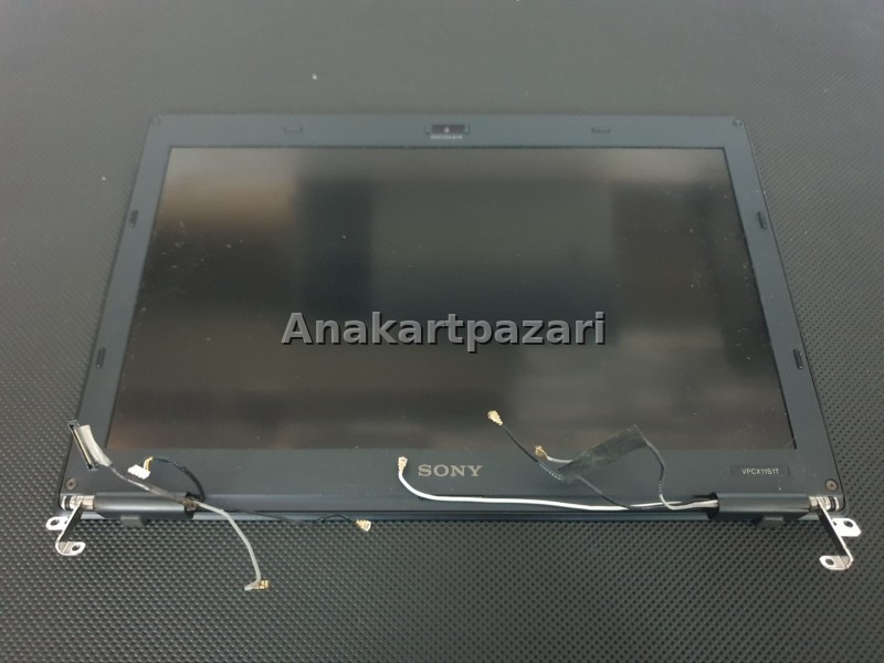 Sony PCG 21111M VPCX11S1T Ekran + Ekran Cover + Menteşe + Ekran Flex ( Data ) Kablosu + Kamera +Bezel