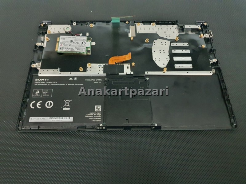 Sony PCG 21111M VPCX11S1T Üst Kasa + Touchpad + Klavye